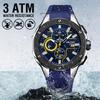 Megir Menn Sport Klokke Vanntett Lysende Kronograf Quartz Army Military Watches Klokke Menn