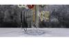 Rotating Earring & Necklace Display Rack with Dustproof Large Capacity