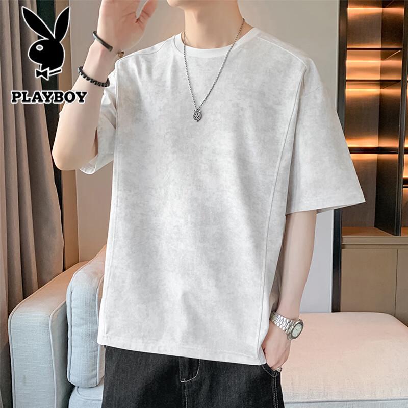PLAYBOY Men s Casual Short-Sleeved T-Shirt 3XL