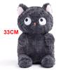 Lovely Big Eyes Black Cat Peluche Toys Fluffy Soft Animal Cat Plush Doll Stuffed Pillow Cushion Nice Gift for Children Girls