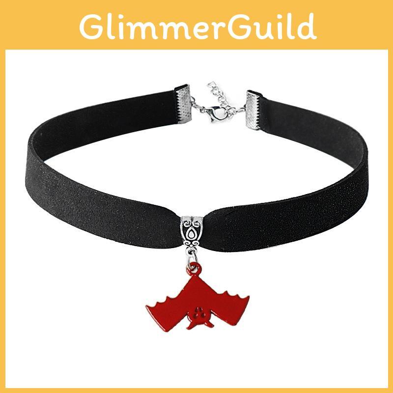 Punk Gothic Skull Cross Necklace With Bat Spider Alloy Pendant For Halloween