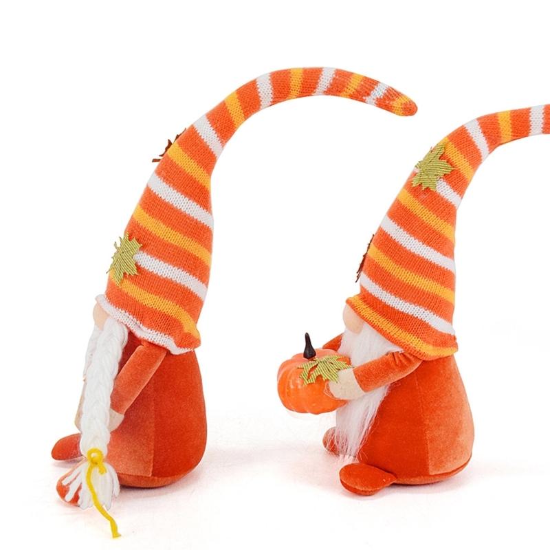 Fall Gnomes Plush Decorations,Scandinavians Tomte Gnomes Doll Handmade Facelss Doll,Gnomes Ornamet Festival Home Decors