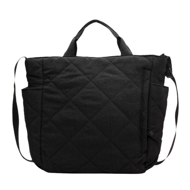 Large Capacity Canvas Shoulder Bag For Women 2023 New Autumn Winter Street Fashion Tote Crossbody Bag