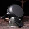 Japanese Iron Tea Kettle with Filter Cast Iron Teapot for Boiling Water Traditional Craftsmanship Heat-Resistant Home Accessory
