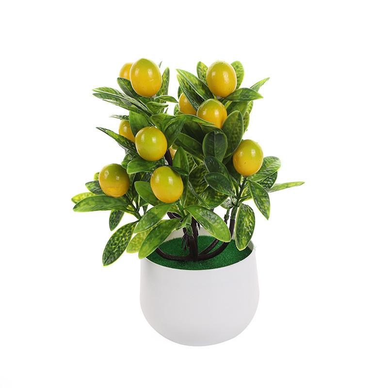 Artificial Plant Decoration With Plastic Craft For Home Office Decor