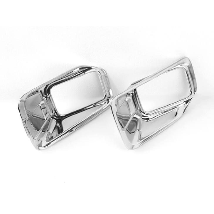 2X Chrome Front Bumper Fog Light Frame Decor Cover Trim For Ford F150 XLT 2015+