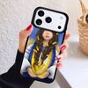 U-kraine Flagge Mädchen Muster Handyhülle Für iPhone 17 Air 16 15 14 13 12 11 Pro Max Plus