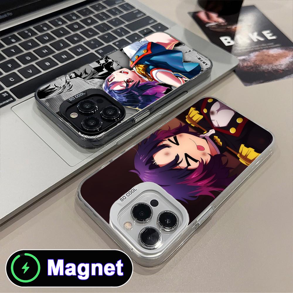 Mato Seihei Yakumo Ezo Translucent MagSafe Mobile Phone Case for iPhone 17 16 15 14 13 12 11 Air Pro Max Plus Colorful Cover