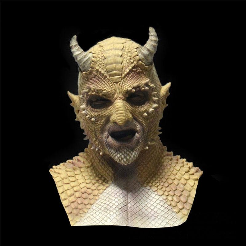Diablo Demon Belial Mask Latex Headgear Game Roleplaying Halloween Toy Funny