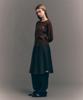 Seteo (W) Wool Pleated Skirt Brown