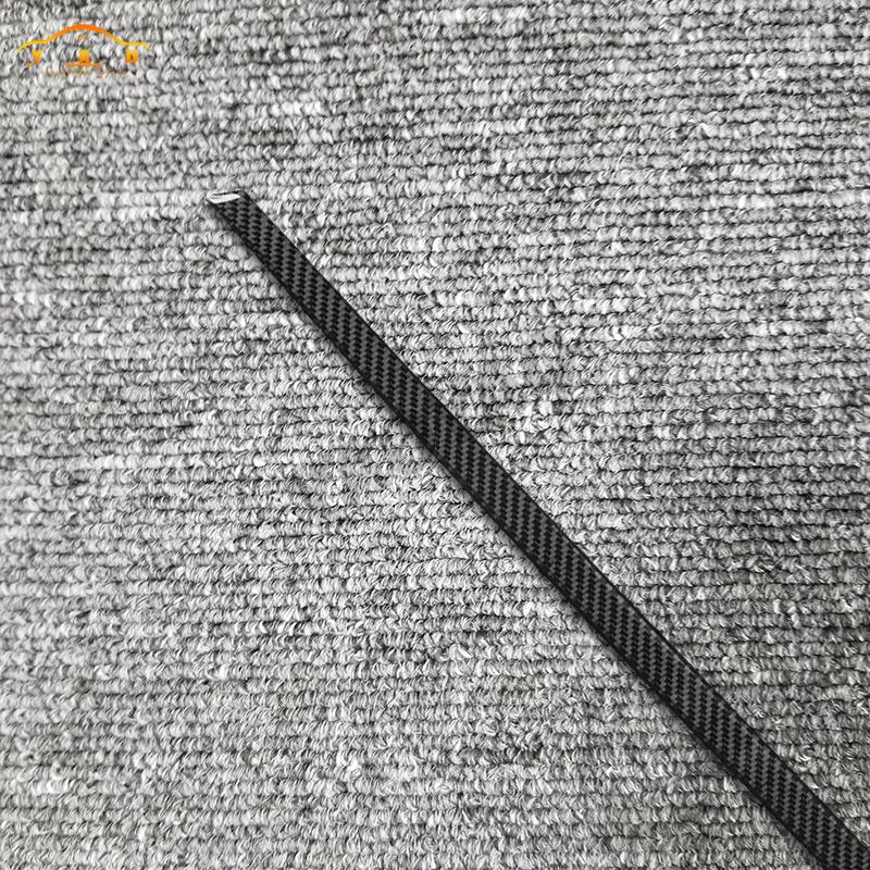 Car Accessories Trunk Decorative Strip Modified Exterior Trim Cover Soft Sticker Carbon Fiber For Infiniti Q50 2014-2020