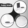 Carbon Steel Desktop Speaker Stand, Sturdy C-shaped Construction, Space-saving, Versatile Audio And