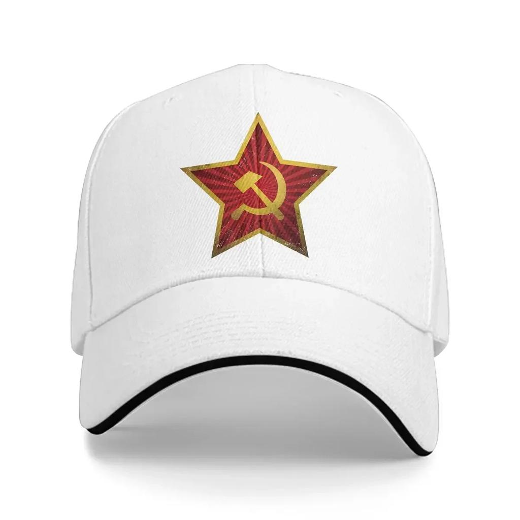 Soviet Red Star Insignia Baseball Cap Men Hats Women Visor Protection Snapback Russian USSR CCCP Caps