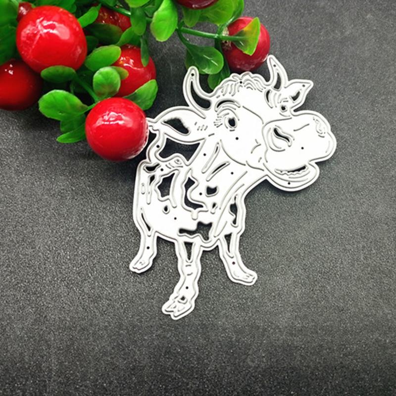 Lovely Cattle Metal Cutting Dies Handmade Crafts DIY Scrapbooking Embossing Supplies for Children Kids Girls Boys