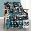 Philadelphia Eagles Customize Your Name Blanket Gift Customizable Blanket Soft Cozy Versatile For Picnics Chair Office Chair Office