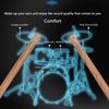 Luocute Virtual Air Drum Set Electric Drum Sticks Compact Electronic Air Drum Kit Pedals Practice Tool for Adults Beginners Learning Drums