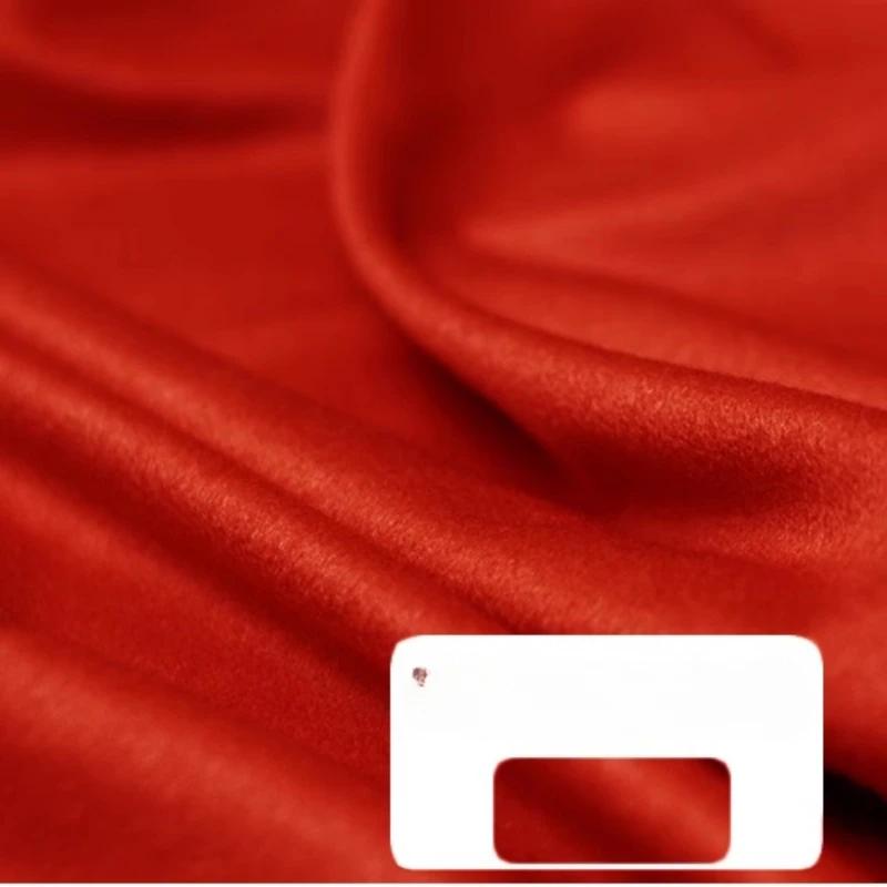 2025 Autumn and Winter New All-Australian Wool Single-sided Cashmere Fabric High-end Custom Short Wool Coat Wool Fabric