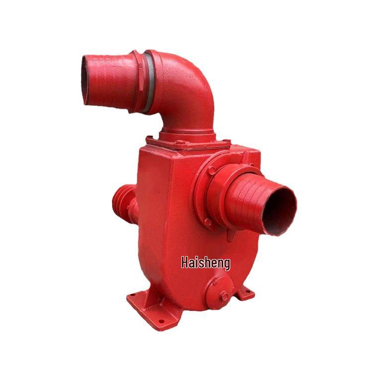 6-Inch Cast Iron Self-Priming Pump for High-Flow Engineering and Drainage Applications
