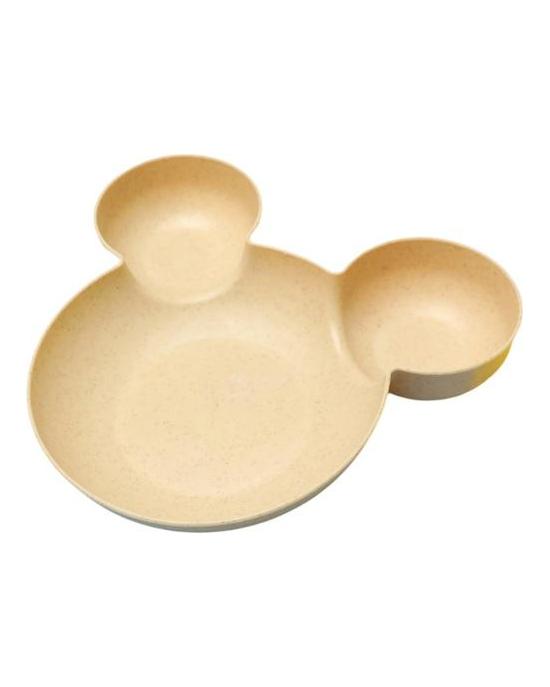 Durable 3-Compartment Space-saving Cute Dried Fruit Snack Plate for Children Serving Plate