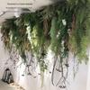 Artificial Spider Plant & Fern Hanging Decor - Trailing Green Vines for Wall & Ceiling