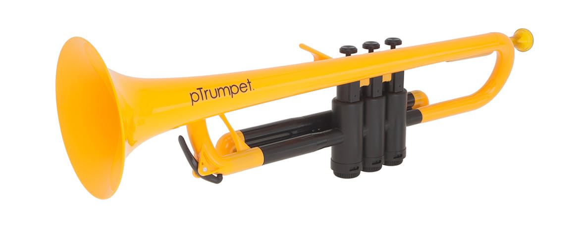 

PTRUMPET1Y Желтый мундштук и Чехол для переноски pInstruments Пластиковая Клапанная Труба in Bb [В комплекте Чехол] жёлтый