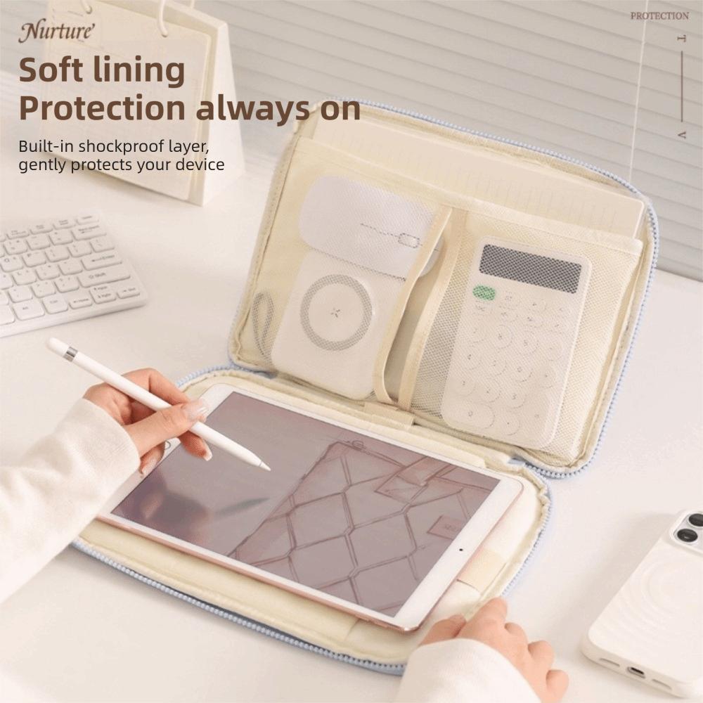 Fashion 11 Inch Laptop Sleeve Shockproof Splash-proof Tablet Carrying Case Portable Lightweight Tablet Pouch Travel