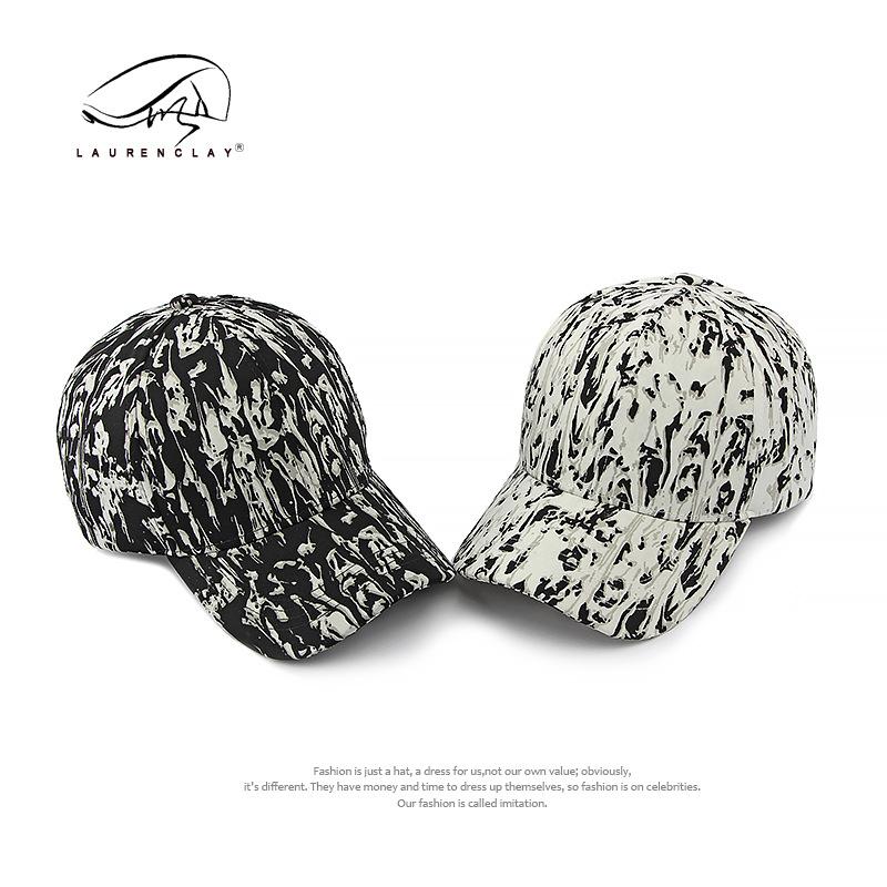 Hat Spring Summer Thin Graffiti Cap Men's Casual Sunscreen Visor Women's Hard Top Baseball Cap