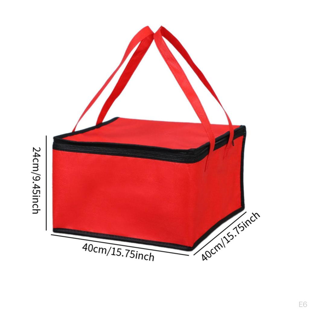 Isolierte Liefertasche Wiederverwendbare Speisenwärmer-Tragetasche für Arbeit, Outdoor, Restaurant