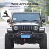 Dual A Pillar Light Mount, Windshield LED Light Mounting Brackets Off Road Light Bar Brackets Replacement for  Wrangler