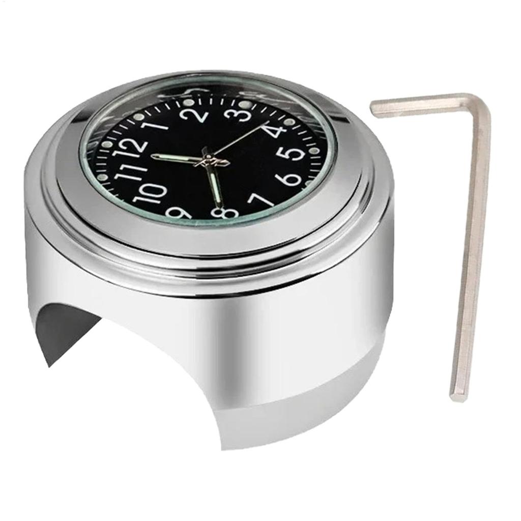 Motorradlenker Uhr - Motocross Lenkerhalterung Zifferblatt Uhr, Fahrrad Motorrad Uhr |