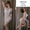 Erotic Underwear Women's Large Size Pan Jinlian Sexy Temptation Mesh Belly Pocket Pajamas Sexy One Piece with Hair