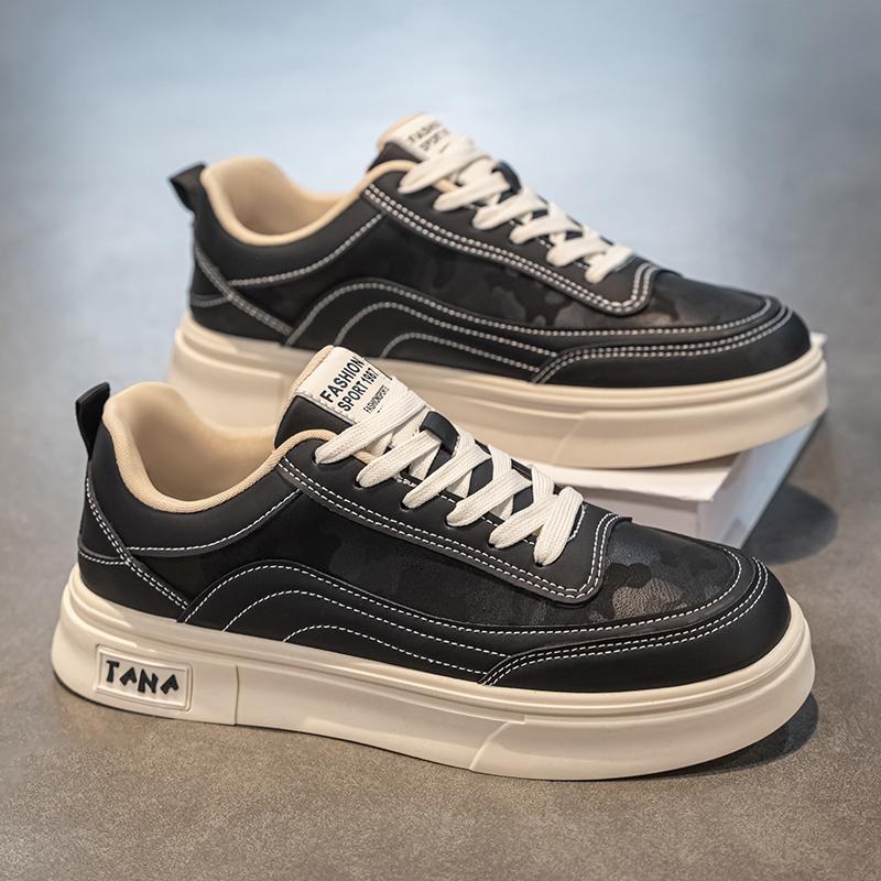 Fashion Men Casual Shoes Breathable Non-slip White Sport Shoes Designer Comfortable Board Shoes Platform Male Walking Sneakers