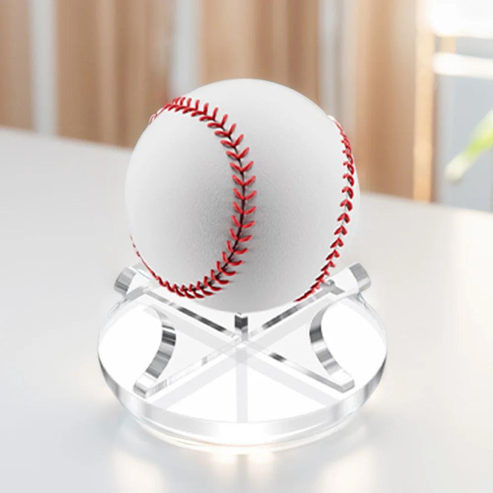 Acrylic Small Ball Stand Holder Clear Sport Ball Display Rack Ball Display Holder for Baseball Golf Softball Tennis Ball Spheres