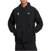 Adidas Sports Logo Casual Hooded Jacket Men Outerwear Black H39259
