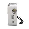 Solar Hand Crank Radio Multifunction Portable Rechargeable Emergency Radio with LED Flashlight for Camping Outdoor