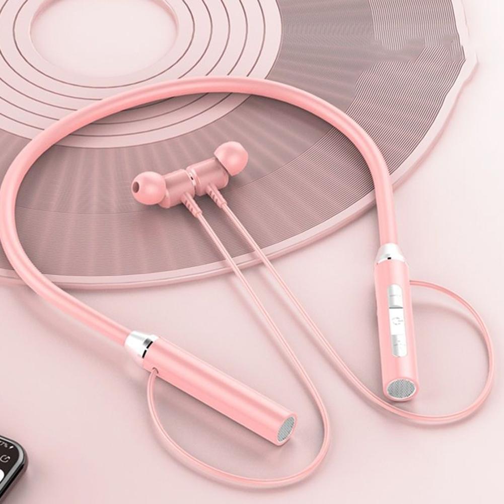 Bluetooth-compatible 5.2 Wireless Earphones In-ear Noise Reduction Headset Hanging Neck Ergonomic Sports Headphones