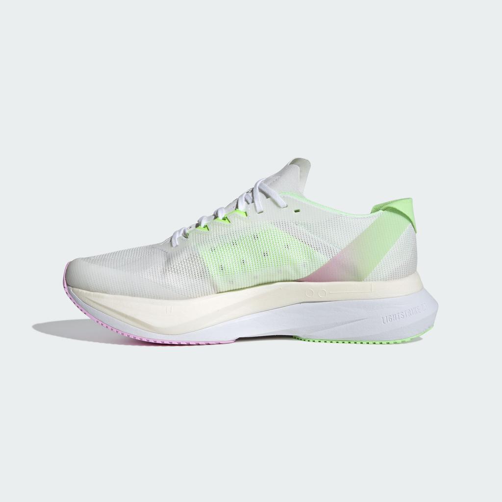 adidas Adizero Boston 12 Cloud White Core Black Green Spark