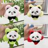 Vibrant Plush Panda Sunflower Bag Pendant Cozy Keychain Doll For Couples