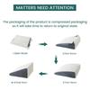 Wedge Pillow for Acid Reflux, Bed Wedge Pillow for Headboard, Triangle Pillow for Back Pain Relief Elevated Pillows for Sleeping