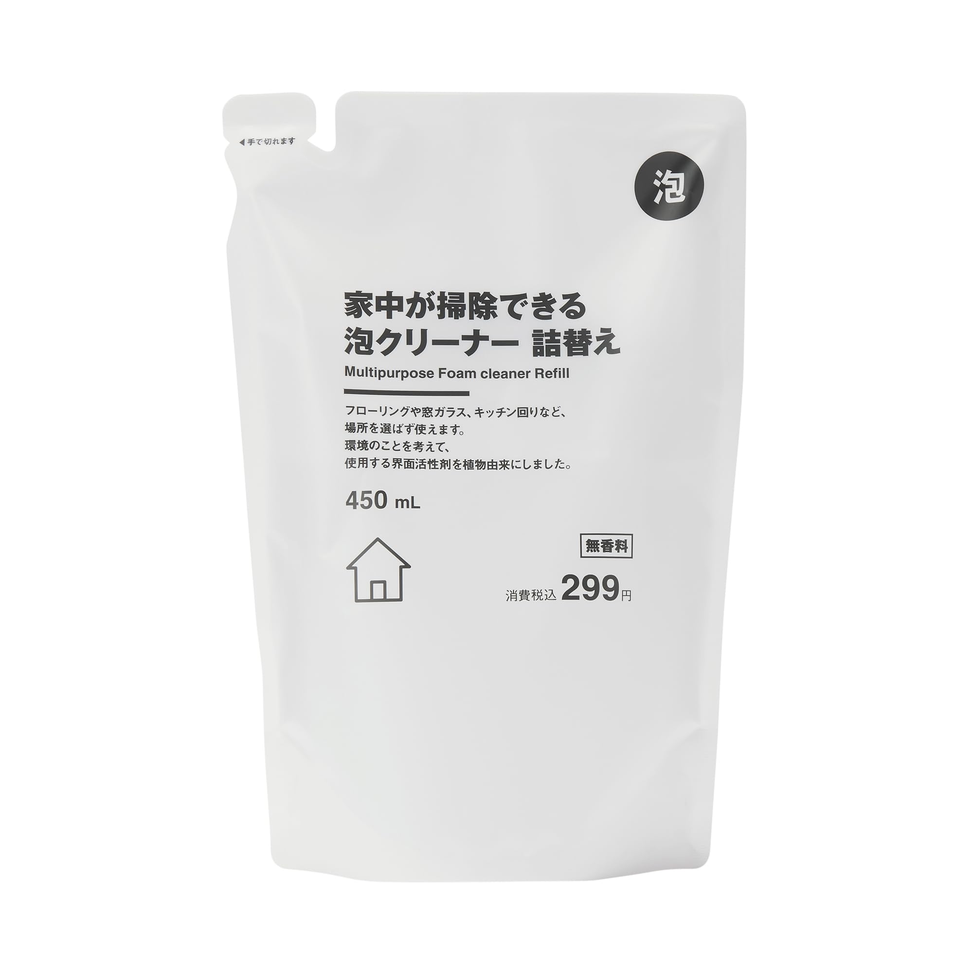 

Сменный блок пенного очистителя MUJI для уборки всего дома 450 мл MAI15A2A