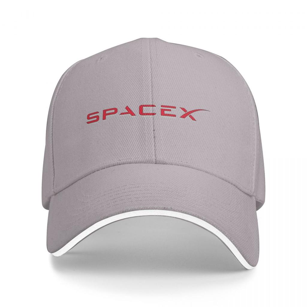 Spacex Spacex Logotyp Basebollkepsar Snapback Basebollhattar Andningsbar Avslappnad Keps Utomhus Unisex