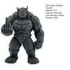 3D Printed Bull Figurine Novelty Middle Finger Bull Demon Statue Funny Muscle Bull Sculpture for Office Shelf Desk Decor