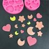 Ice Cube Craft Soap Candle Gumpaste Chocolate Dough Molds Heart Moon Star Shape Cake Cookies Mold Gift for Baking Lover