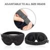 Eye Mask For Sleeping 3d Contoured Cup Blindfold Concave Molded Night Sleep Mask Block Out Light With Womenblack2pcs