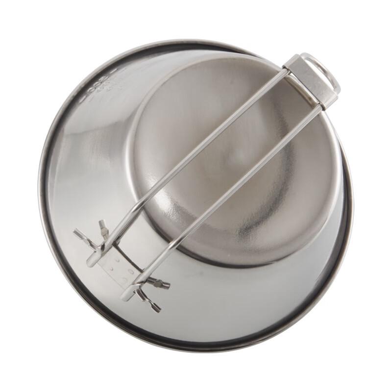 Portable 304 Stainless Steel Folding Camping Bowl 14cm