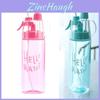 Sporty Mist Spray Water Bottle For Students And Outdoors