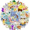 10/30/50/100pcs Cute  Cartoon Stickers Kawaii Pikachu Eevee Anime Graffiti Decals DIY Phone Water Bottle Luggage Sticker