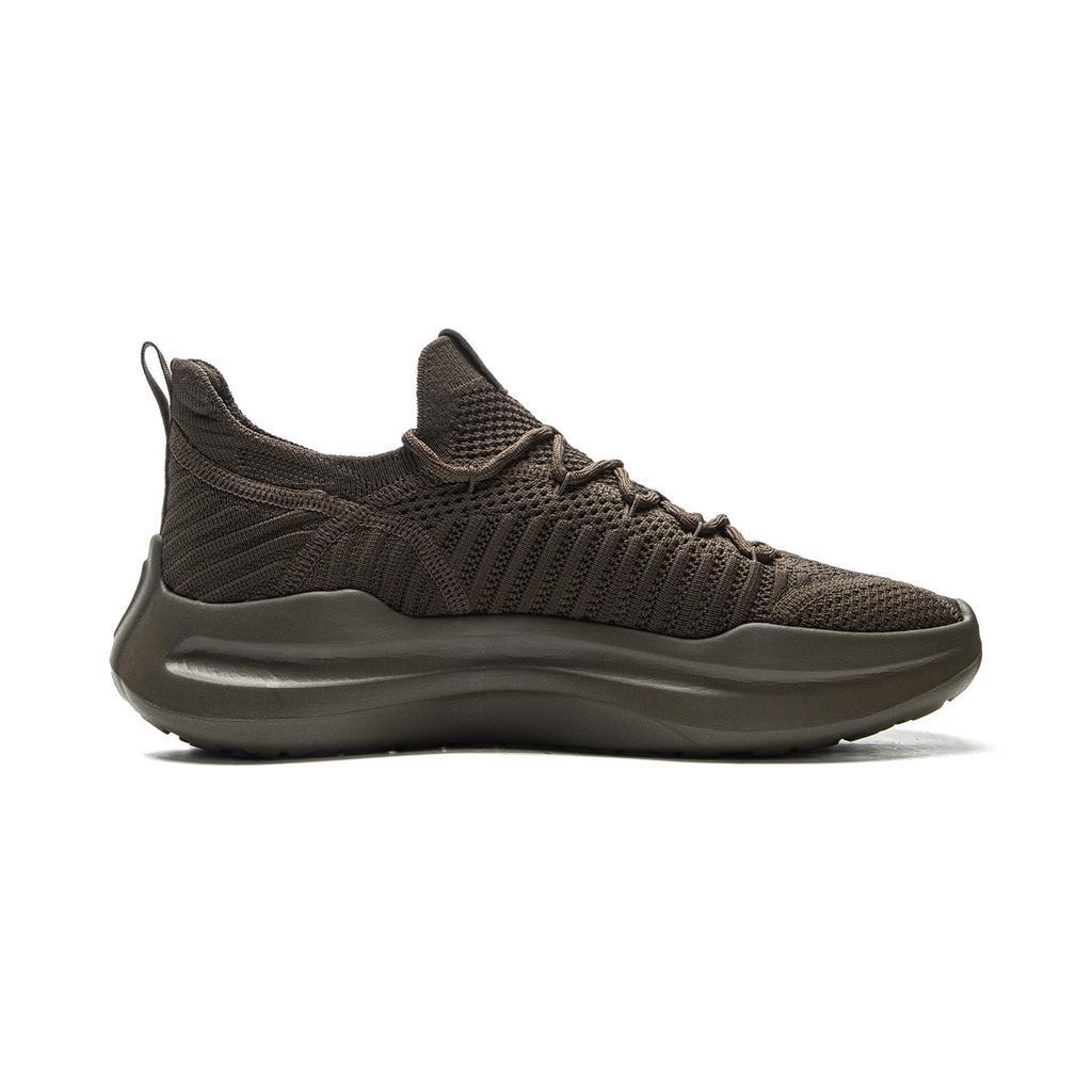Li Ning Cloud Wave Knit Freizeitschuhe Herren Niedrig geschnitten Bernstein AGLV129-5