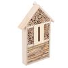 Non-Toxic Bee House Candlenut Wood Insect Bee House Small Garden Fauna Hotel Outdoor Decoration