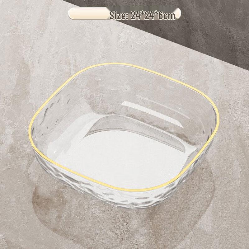 

Deou Starlight Plastic Water Ripple Snack & Fruit Tray